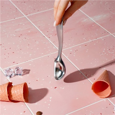 Ложка для мороженого Volt, 17.3×4.2×2.3 см, нержавеющая сталь, серебристая