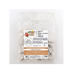 Мраморная крошка "Рецепты Дедушки Никиты", отборная, белая, фр 20-40 мм , 2 кг