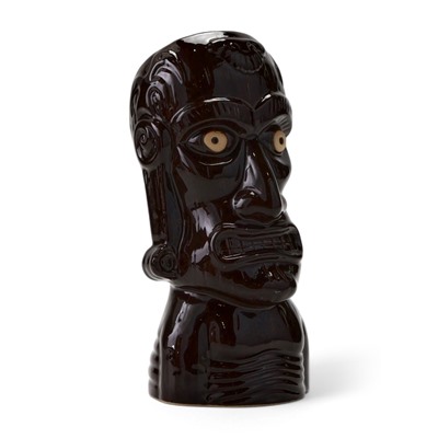 Стакан для коктейлей «Тики», 550 мл, унга джунга, керамика, чёрный