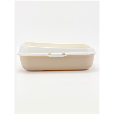 Лоток туалет для кошек малый (с бортиком и сеткой на высоких ножках) ALTA 42×31×14.5