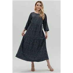 Платье штапель  5872/107/Бирюзовый