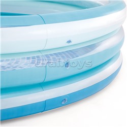 Бассейн надувной, голубой 58467NP INTEX