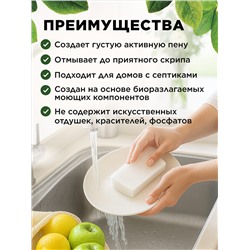Концентрированный гель для мытья посуды «Цитрусовый микс» Home Gnome Greenly