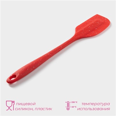 Лопатка Доляна «Гранат», 27×5 см, красная