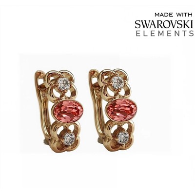 Серьги с кристаллами Swarovski