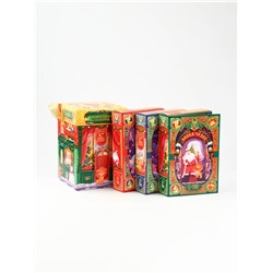 Детский новогодний подарок в виде книги, с интерактивной сказкой, конфетами и волшебным сюрпризом для ухода и творчества