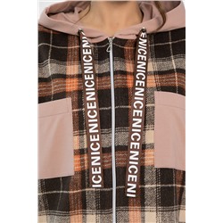 Рубашка Больше чем стиль НЬЮ (коричневая) Б13907-50М