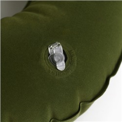 Подушка для путешествий надувная «Победа», зелёная