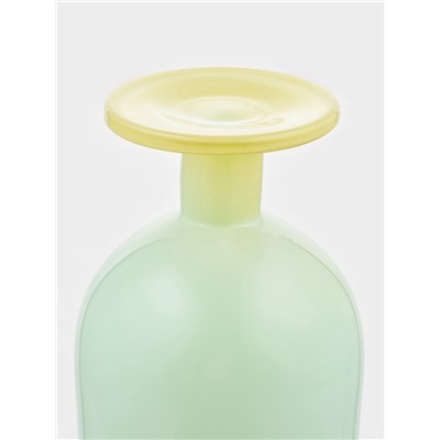 Бокалы для вина Pint, 350 мл, 7.2×12.8 см, набор 2 шт., стекло, розовые, зелёные