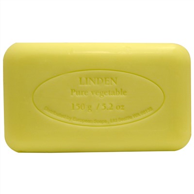 European Soaps, Pre De Provence, Мыло с липой, 5.2 унции (150 г)