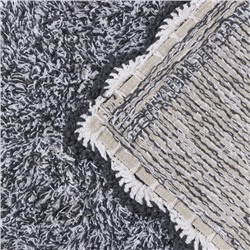 Коврик для дома Доляна «Тэя», 50×80 см, чёрный