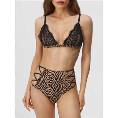 Бюстгальтер Bralette жен. Eilen черный принт