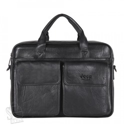 Портфель мужской 1802-01 black Jeep
