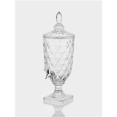 Диспенсер для напитков Magistro «Восторг», 3 л, 17×17×50 см, стекло