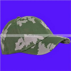 Бейсболка мужская камуфляж летняя с застежкой на липучке