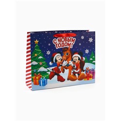 Пакет подарочный «С Новым годом!», L 31×40×11.5 см