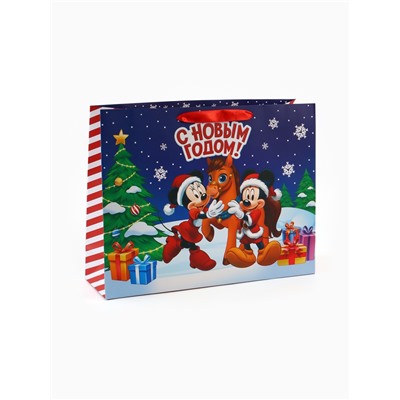 Пакет подарочный «С Новым годом!», L 31×40×11.5 см