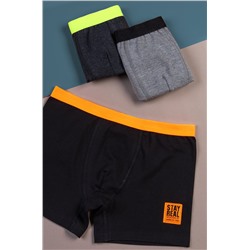 Трусы-боксеры для мальчика 3 шт. Baykar