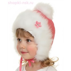 244-З Шалунья Ушанка для девочки (48-50)
