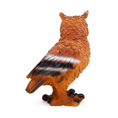 Садовая фигура из полистоуна «Филин», 22×28×42 см