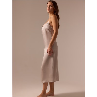 Сорочка ночная женская SL HOME Tensel Home, размер 40-42, серая