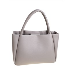 Женская сумка из искусственной кожи, цвет серо-белый