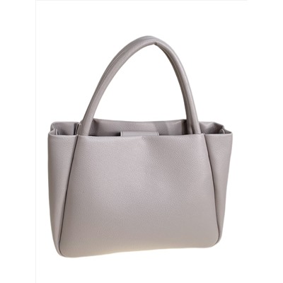 Женская сумка из искусственной кожи, цвет серо-белый
