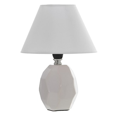 Настольная лампа «Жаклин» E14 40 Вт белый 18×18×24 см RISALUX