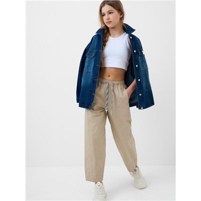 Брюки текстильные для девочек