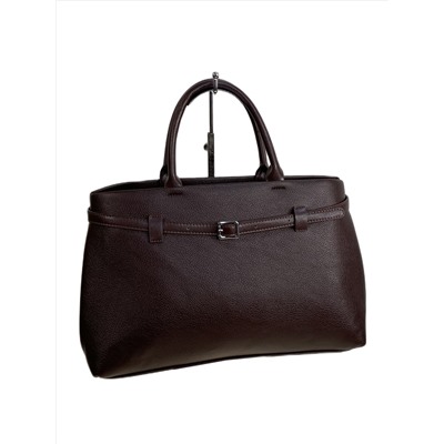 Женская сумка из искусственной кожи, цвет шоколад