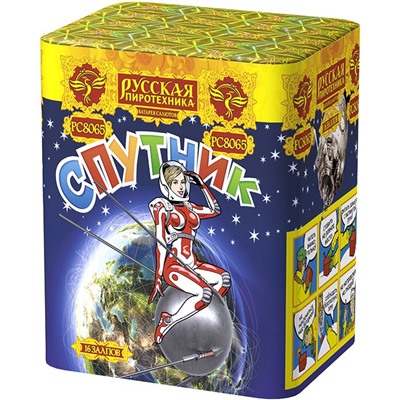 Фейерверк РС8065 Спутник (1,1" х 16)