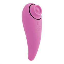 Розовый клиторальный вибромассажер FemmeGasm