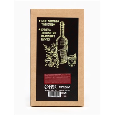 Набор для приготовления настойки «Алтайская кедровая», набор трав и специй, бутылка