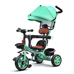 Велосипед 3-х колесный, зеленый