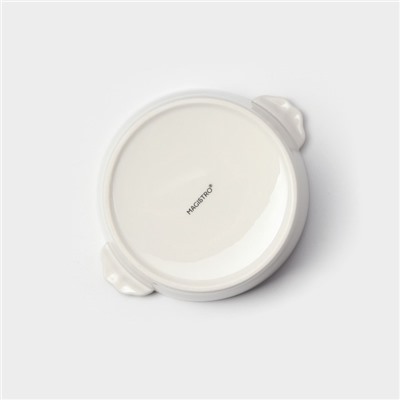 Салатник Magistro Whitewarm, 700 мл, 18×15×6 см, фарфор, белый