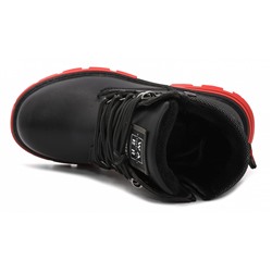 B-9678-A черн Ботинки деми для мальчиков (27-32)/8