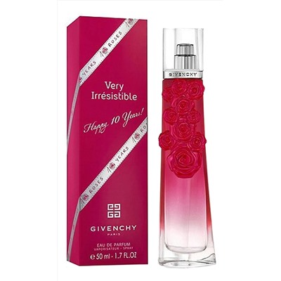 GIVENCHY VERY IRRESISTIBLE HAPPY 10 YEARS edp (w) 50ml