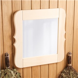 Зеркало «Резное», липа, 50×53×3 см, в деревянной раме