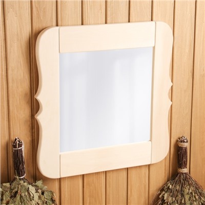 Зеркало «Резное», липа, 50×53×3 см, в деревянной раме