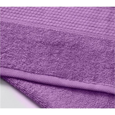Полотенце банное махровое Софатекс 100х180 для ванны и душа (Сиреневый)