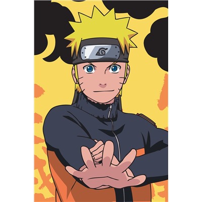 КПБ 1.5 поплин "Наруто" (70х70) рис. 16530-1/16531-1 Naruto