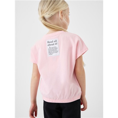 Фуфайка трикотажная для девочек (футболка)