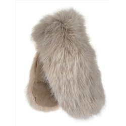 Зимние женские варежки,  цвет  бежевый