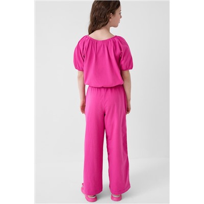 Комплект трикотажный для девочек: джемпер (футболка), брюки PLAYTODAY, 1240351