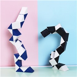 Головоломка "Змейка" классическая двухцветная (24 секции)