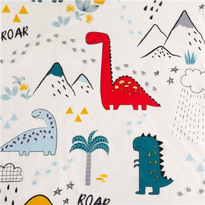 Постельное бельё 1.5-спальное «Этель» Dinoparty, бязь