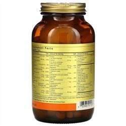 Solgar, Formula VM-75, комплексные витамины с микроэлементами в хелатной форме, без железа, 180 таблеток