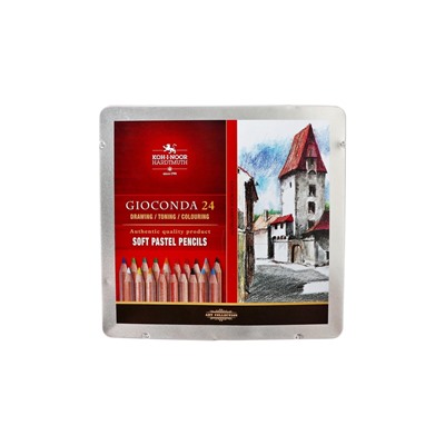 Пастель сухая в карандаше набор 24 цветов, Koh-I-Noor Soft GIOCONDA 8828