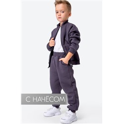 Теплый костюм для мальчика из футера с начесом Happyfox