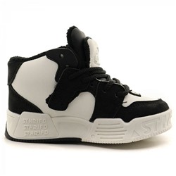 B30790-0 черн/бел Ботинки деми для мальчиков (27-32)/8